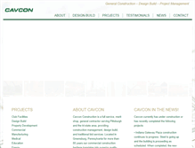 Tablet Screenshot of cavcon.com